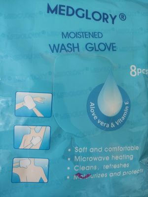 Топление микроволны перчатки влажного мытья увлажнило для лучших пациентов помощи