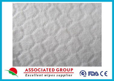 Анти- статическая белая ткань Spunlace Nonwoven для влажного обтирает, размер Customzied