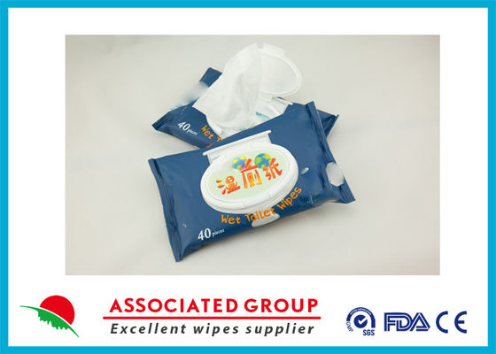 Nonwoven влажное Flushable Biodegradable обтирает для санузла туалета детей взрослых